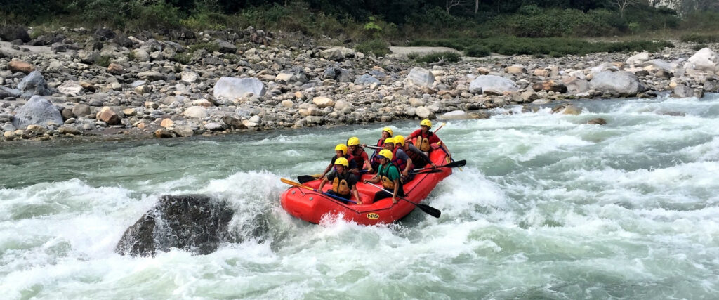 Rafting in Bhutan